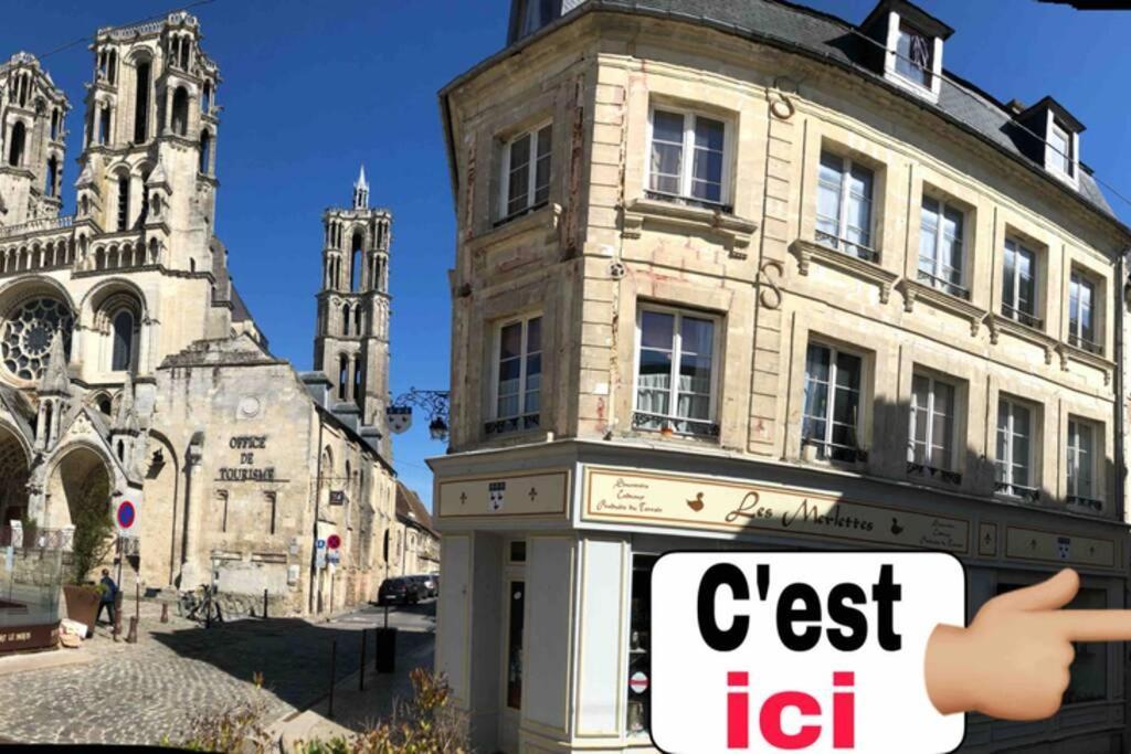 Laon : « Suite Privee Au Pied De La Cathedrale » Kültér fotó